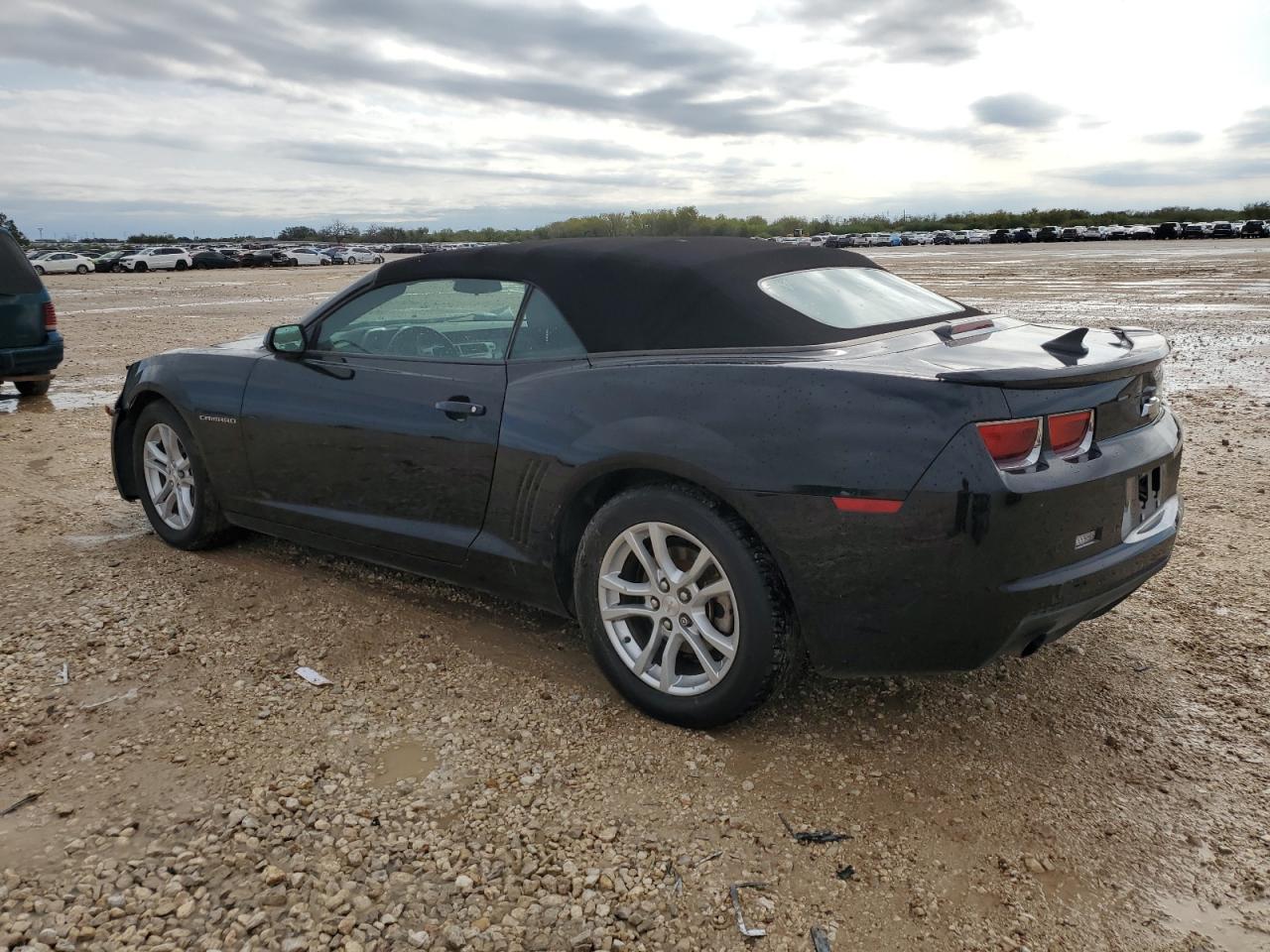 2013 Chevrolet Camaro VIN 2G1FB3D35D9162575 Copart auction photo, front end / side damage thumbnail 2