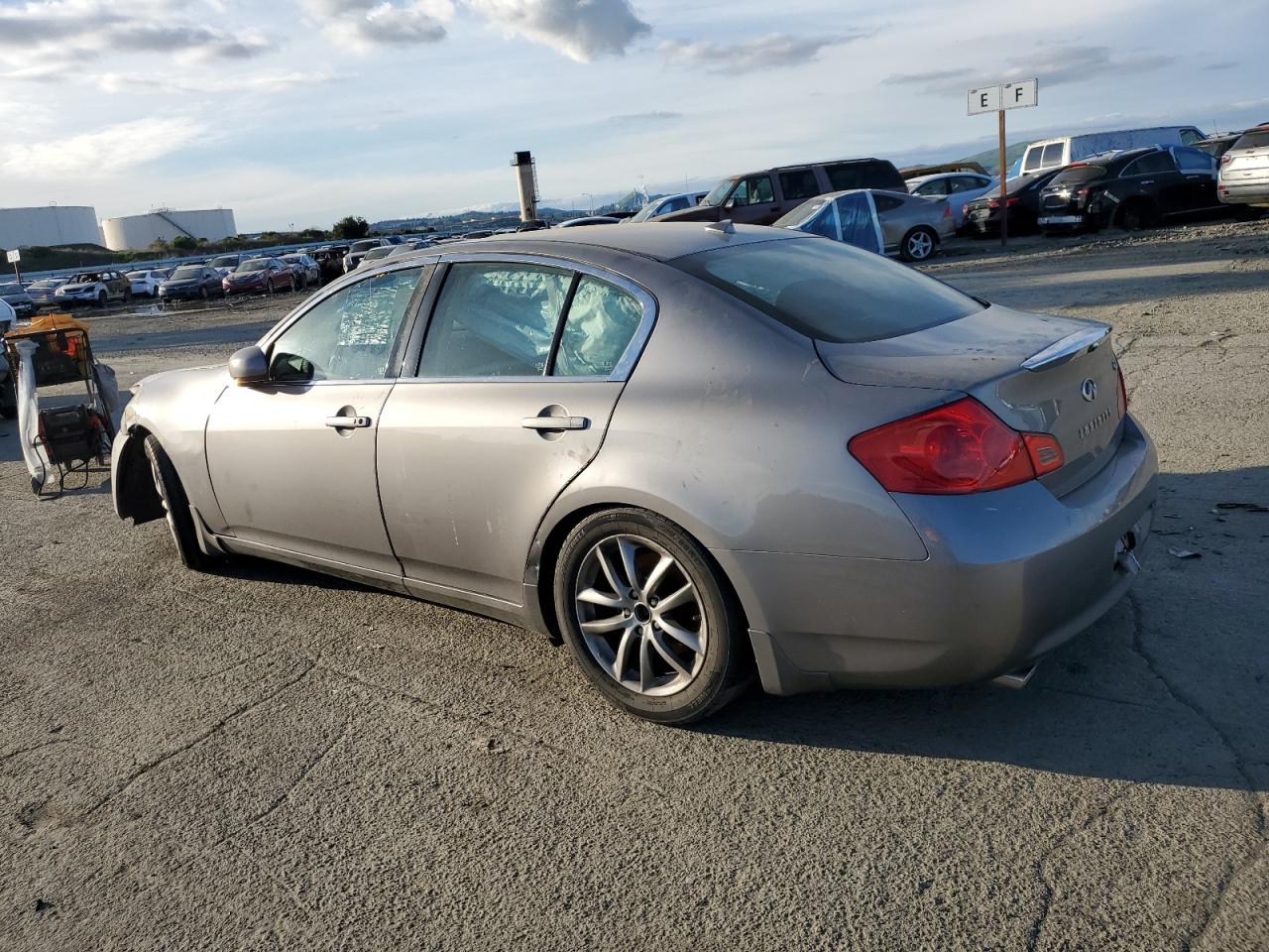 2008 Infiniti G VIN JNKBV61E48M221692 Copart auction photo, vandalism / all over damage thumbnail 2