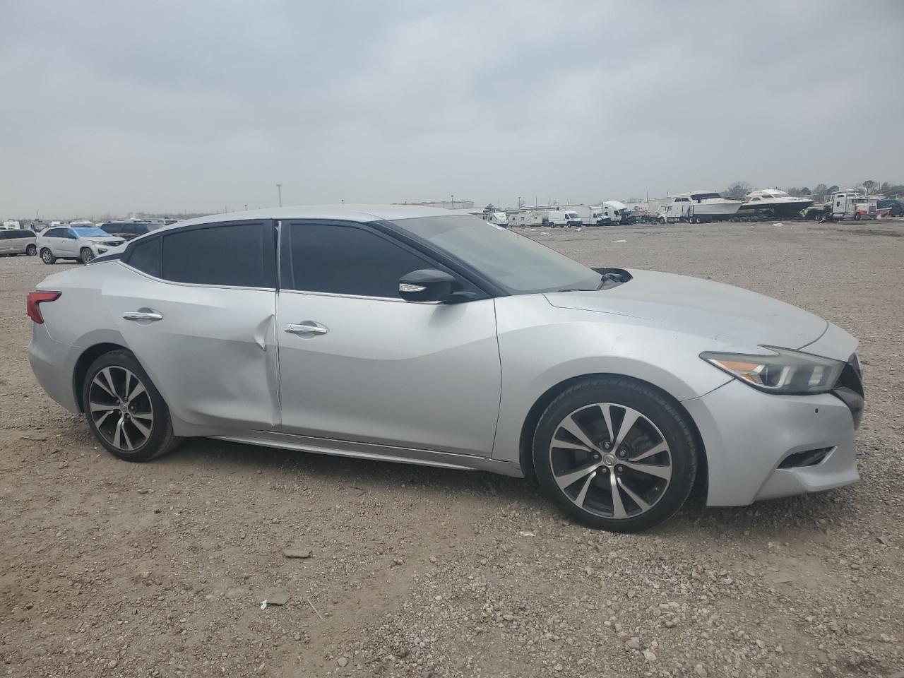 2018 Nissan Maxima VIN 1N4AA6AP8JC377889 Copart auction photo, burn / side damage thumbnail 4