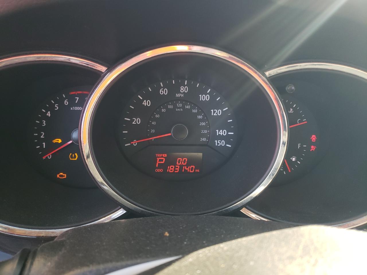 2012 KIA Sorento VIN 5XYKUCA6XCG221430 Copart auction photo, normal wear damage thumbnail 9