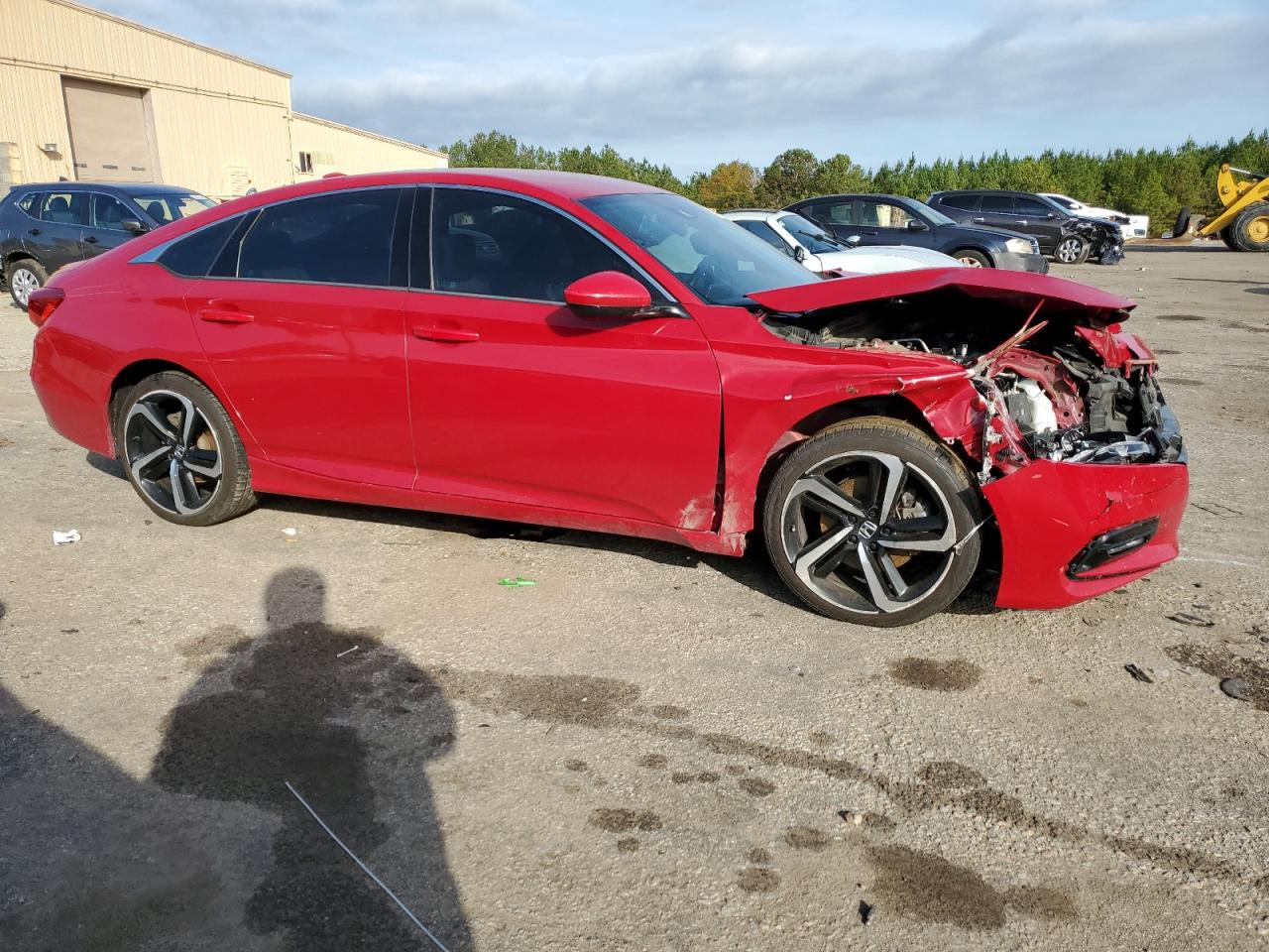 2020 Honda Accord VIN 1HGCV1F37LA076319 Copart auction photo, front end damage thumbnail 4