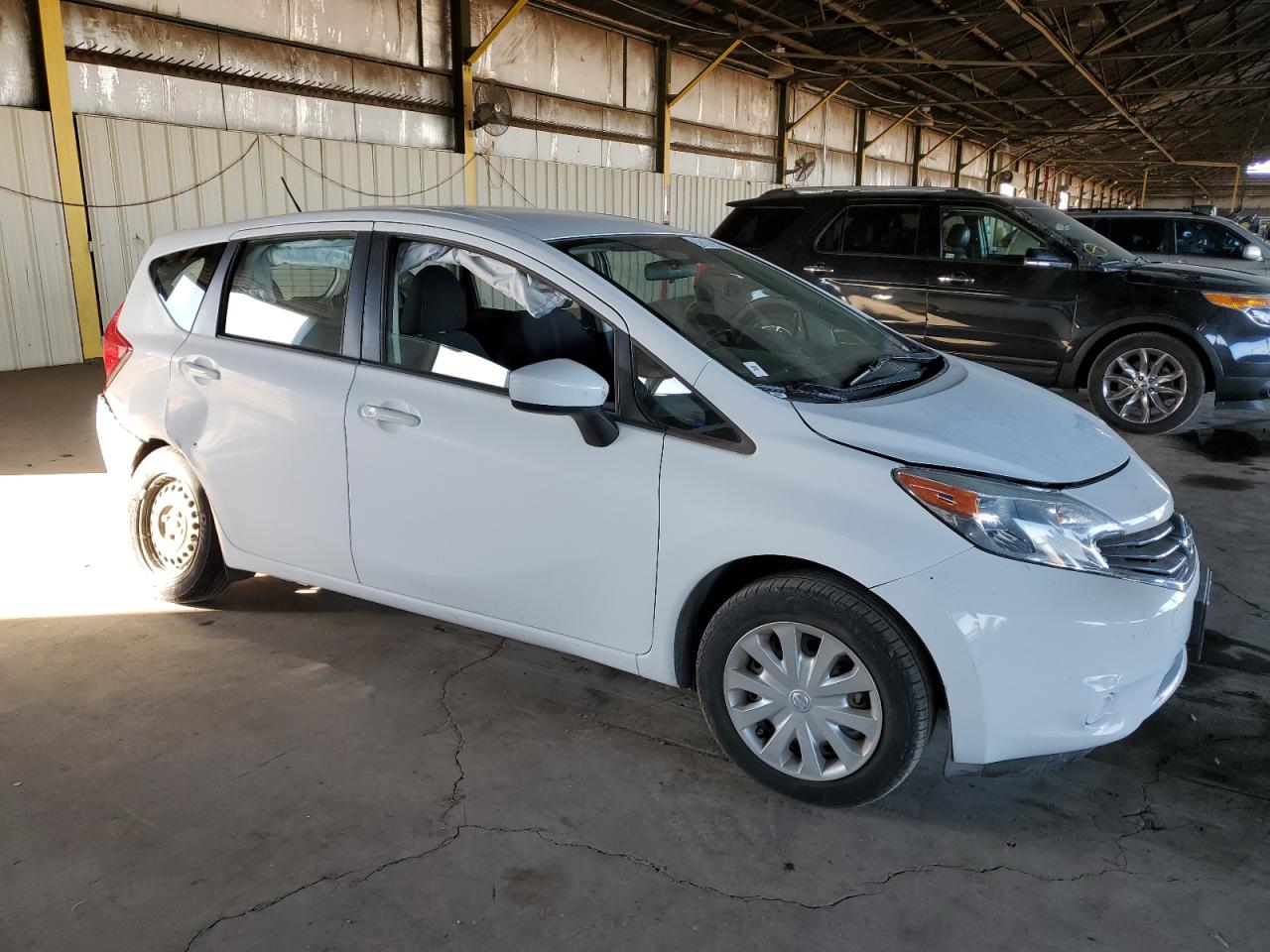 2016 Nissan Versa VIN 3N1CE2CP9GL358748 Copart auction photo, side / rear end damage thumbnail 4
