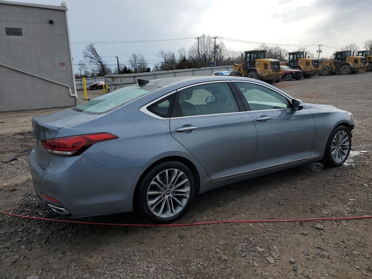2015 Hyundai Genesis VIN KMHGN4JE5FU050682 Copart auction photo, front end damage thumbnail 3