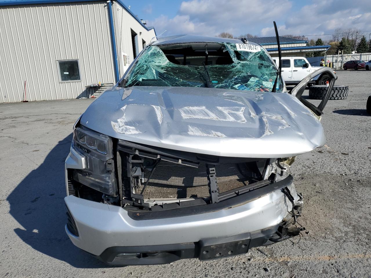 2022 Chevrolet Silverado VIN 3GCUYEED4NG153101 Copart auction photo, rollover damage thumbnail 5