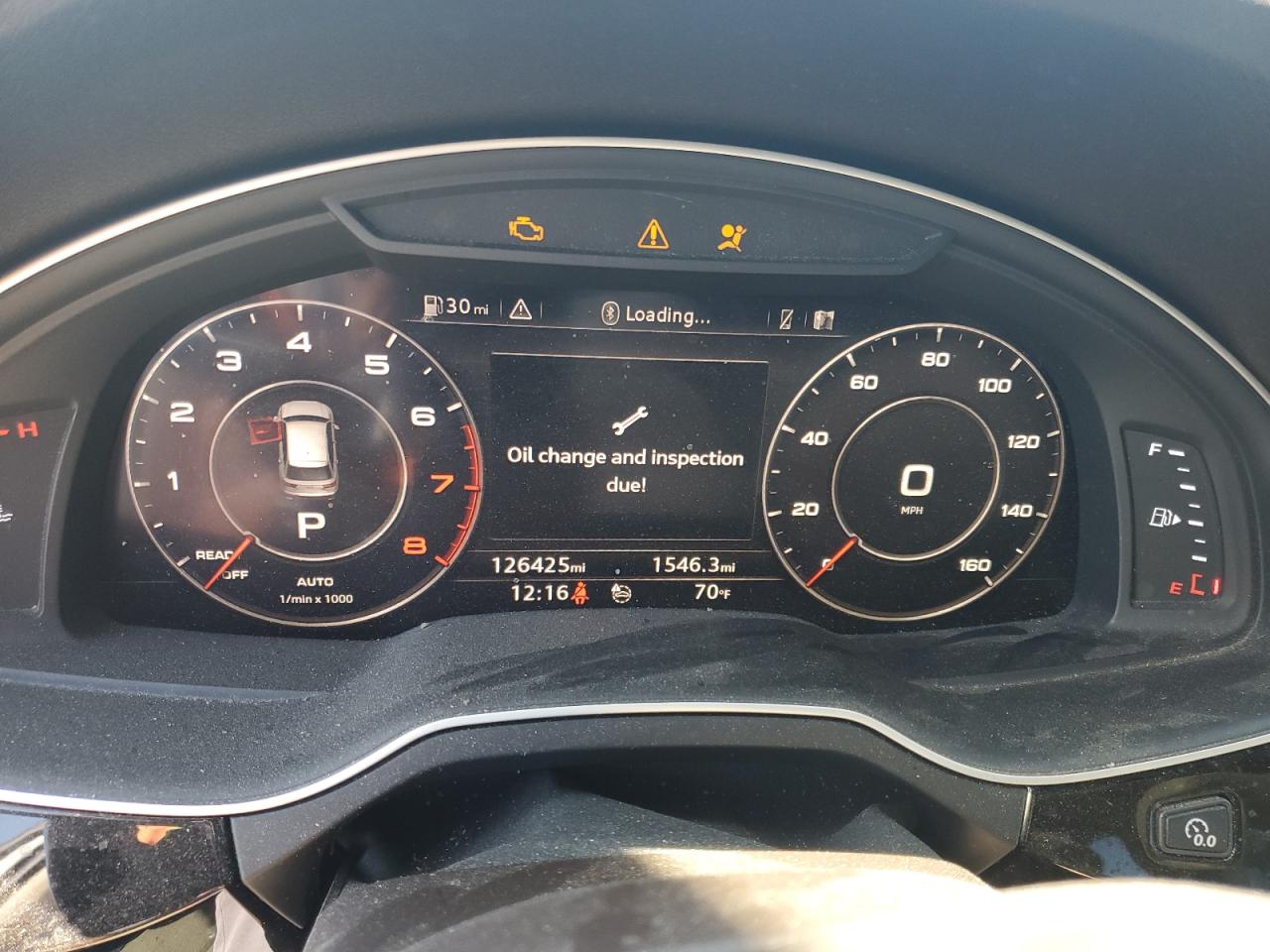 2018 Audi Q7 VIN WA1VAAF71JD046941 Copart auction photo, rear end damage thumbnail 9