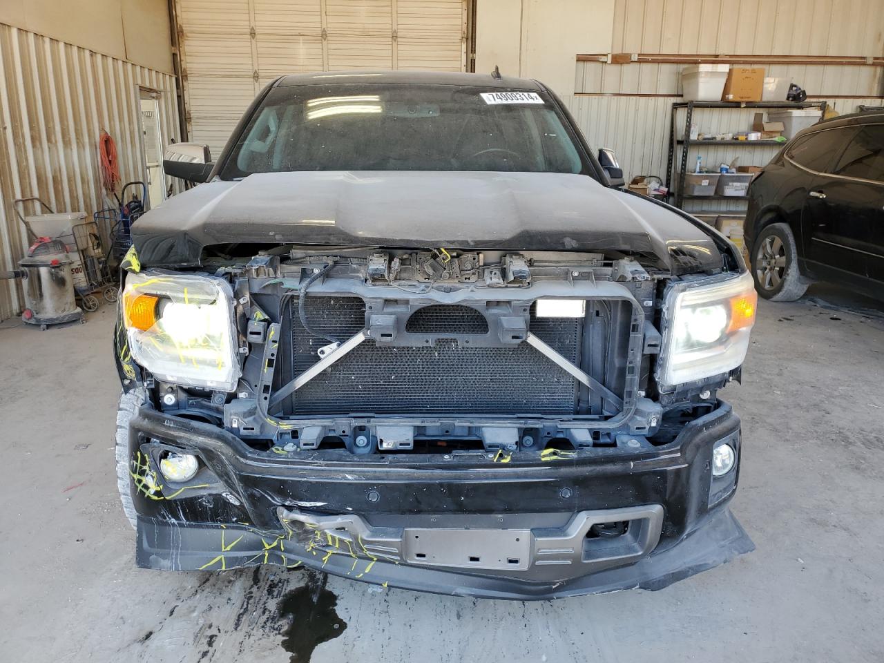 2014 GMC Sierra VIN 3GTU2VEJ0EG534368 Copart auction photo, front end / side damage thumbnail 5