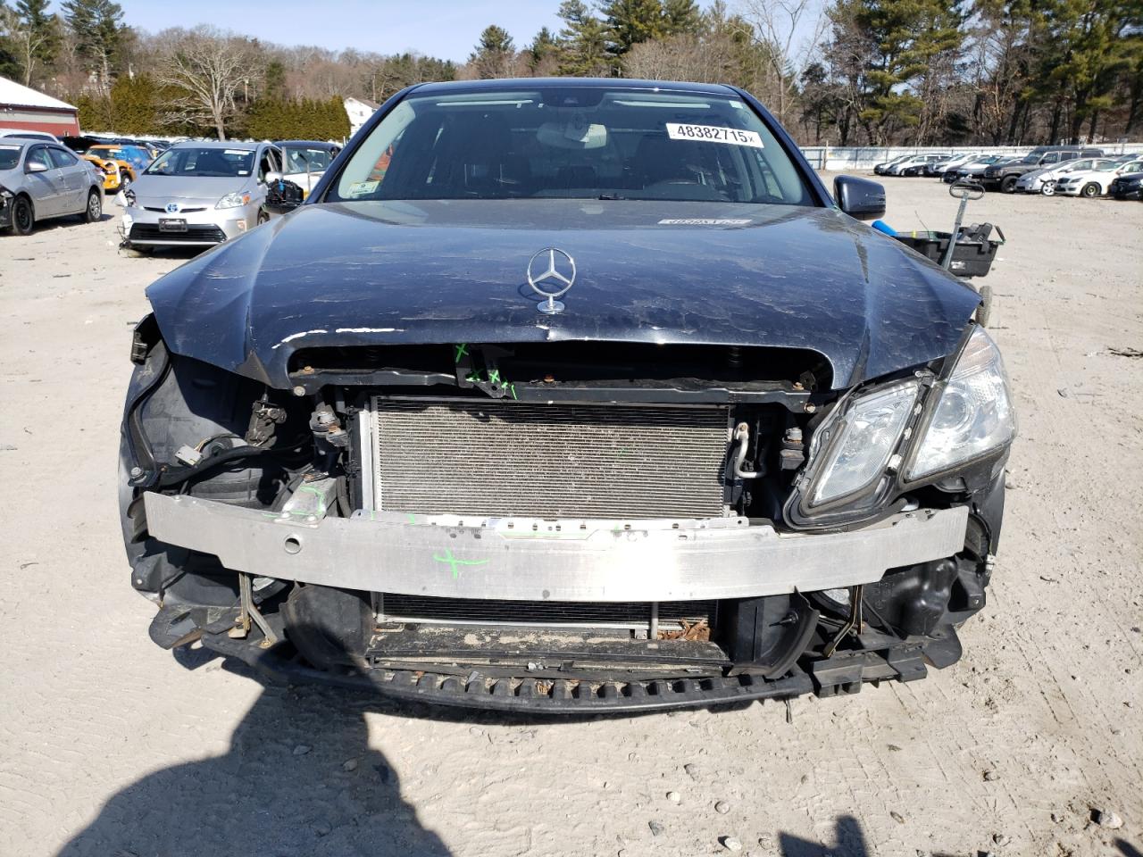 2013 Mercedes-Benz E-klasse VIN WDDHF8JB7DA700393 Copart auction photo, front end / minor dent/scratches damage thumbnail 5