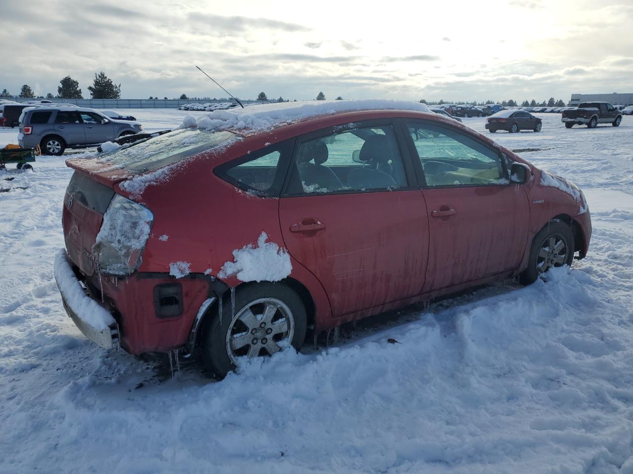 2009 Toyota Prius VIN JTDKB20U097877951 Copart auction photo, all over damage thumbnail 3