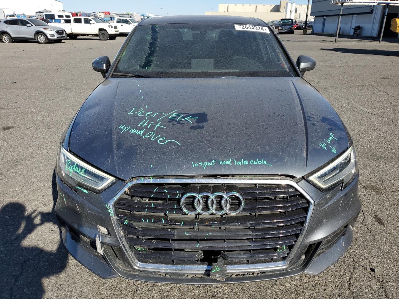 2017 Audi A3 VIN WAUJ8GFF4H1070346 Copart auction photo, front end damage thumbnail 5