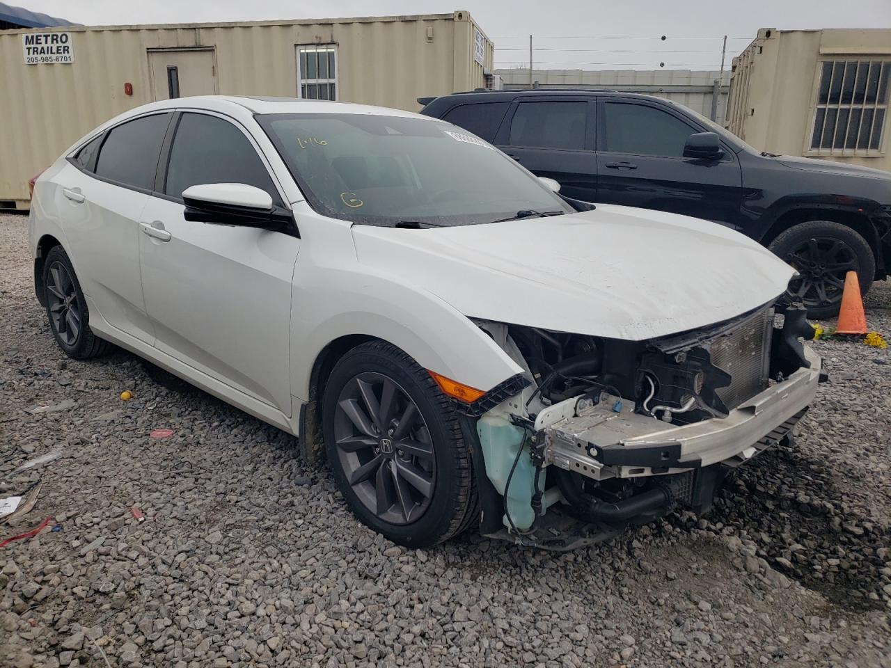 2020 Honda Civic VIN 19XFC1F37LE023473 Copart auction photo, front end damage thumbnail 4