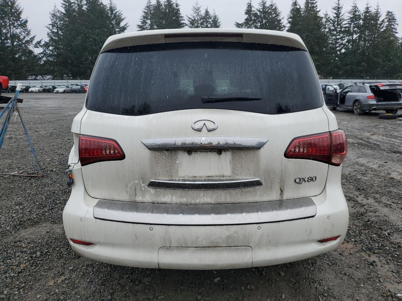 2016 Infiniti QX80 VIN JN8AZ2NC0G9402622 Copart auction photo, rear end / side damage thumbnail 6