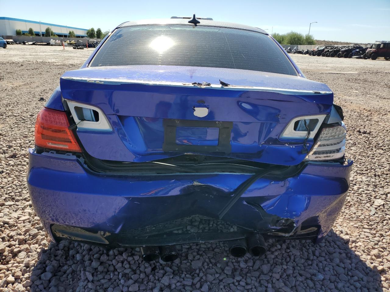 2011 BMW M3 VIN WBSKG9C50BE369021 Copart auction photo, rear end damage thumbnail 6