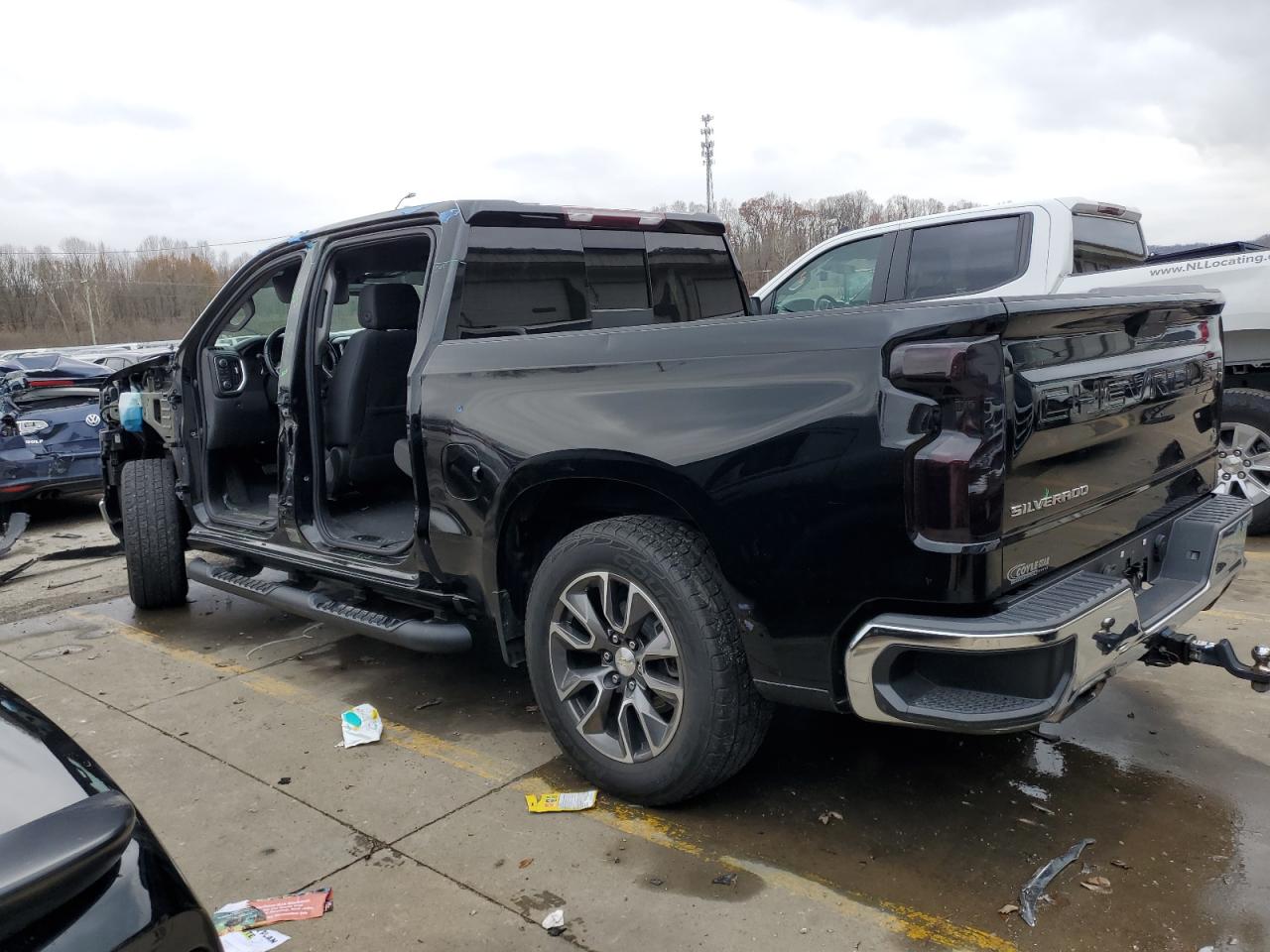 2019 Chevrolet Silverado VIN 3GCUYDED6KG207861 Copart auction photo, side damage thumbnail 2