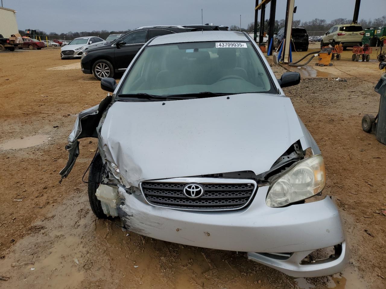 2008 Toyota Corolla VIN 2T1BR32E38C924295 Copart auction photo, front end damage thumbnail 5