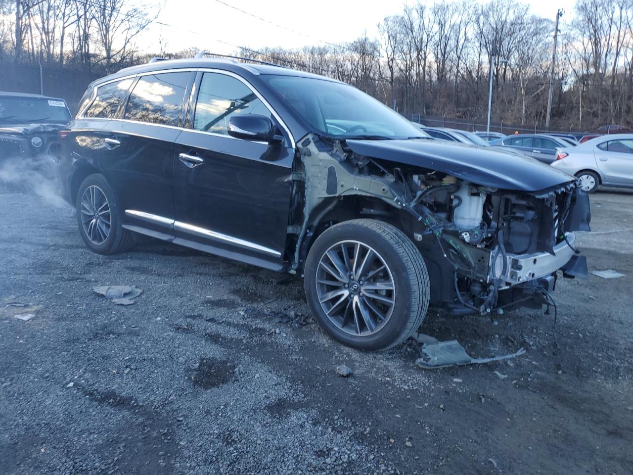 2018 Infiniti QX60 VIN 5N1DL0MM5JC531762 Copart auction photo, front end damage thumbnail 4