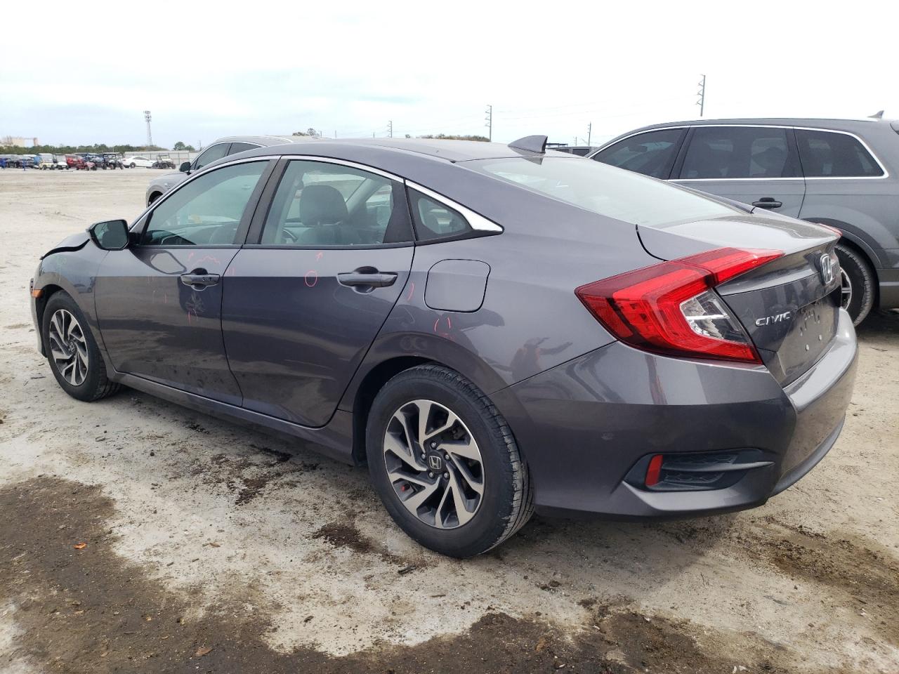 2017 Honda Civic VIN 19XFC2F79HE055440 Copart auction photo, front end / minor dent/scratches damage thumbnail 2