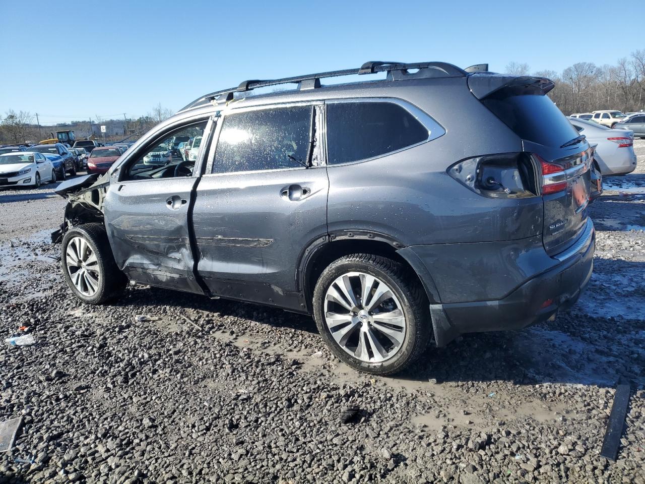 2021 Subaru Ascent VIN 4S4WMARD4M3453435 Copart auction photo, side / front end damage thumbnail 2
