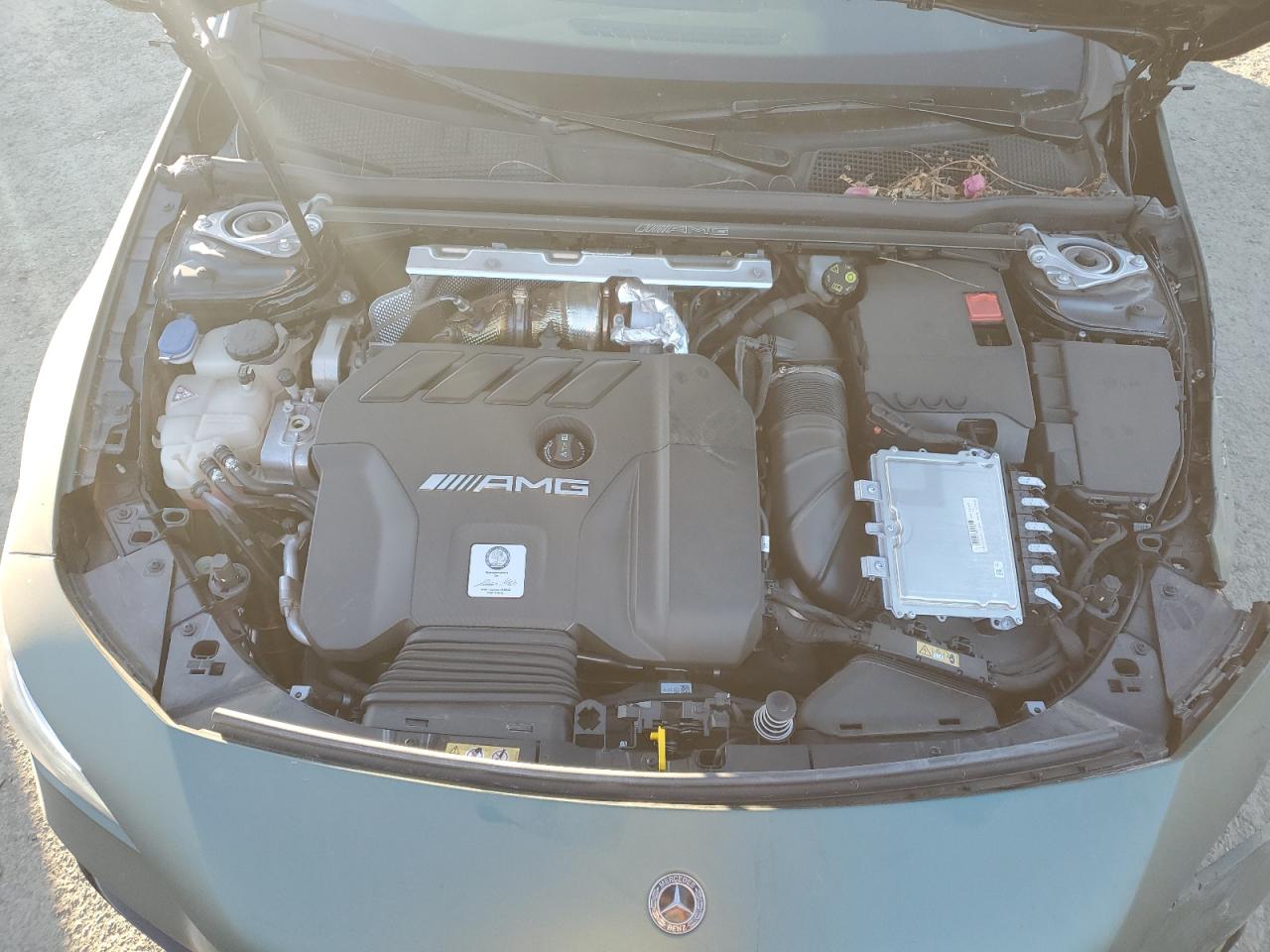 2022 Mercedes-Benz CLA-klasse VIN W1K5J5DB1NN323050 Copart auction photo, all over damage thumbnail 11