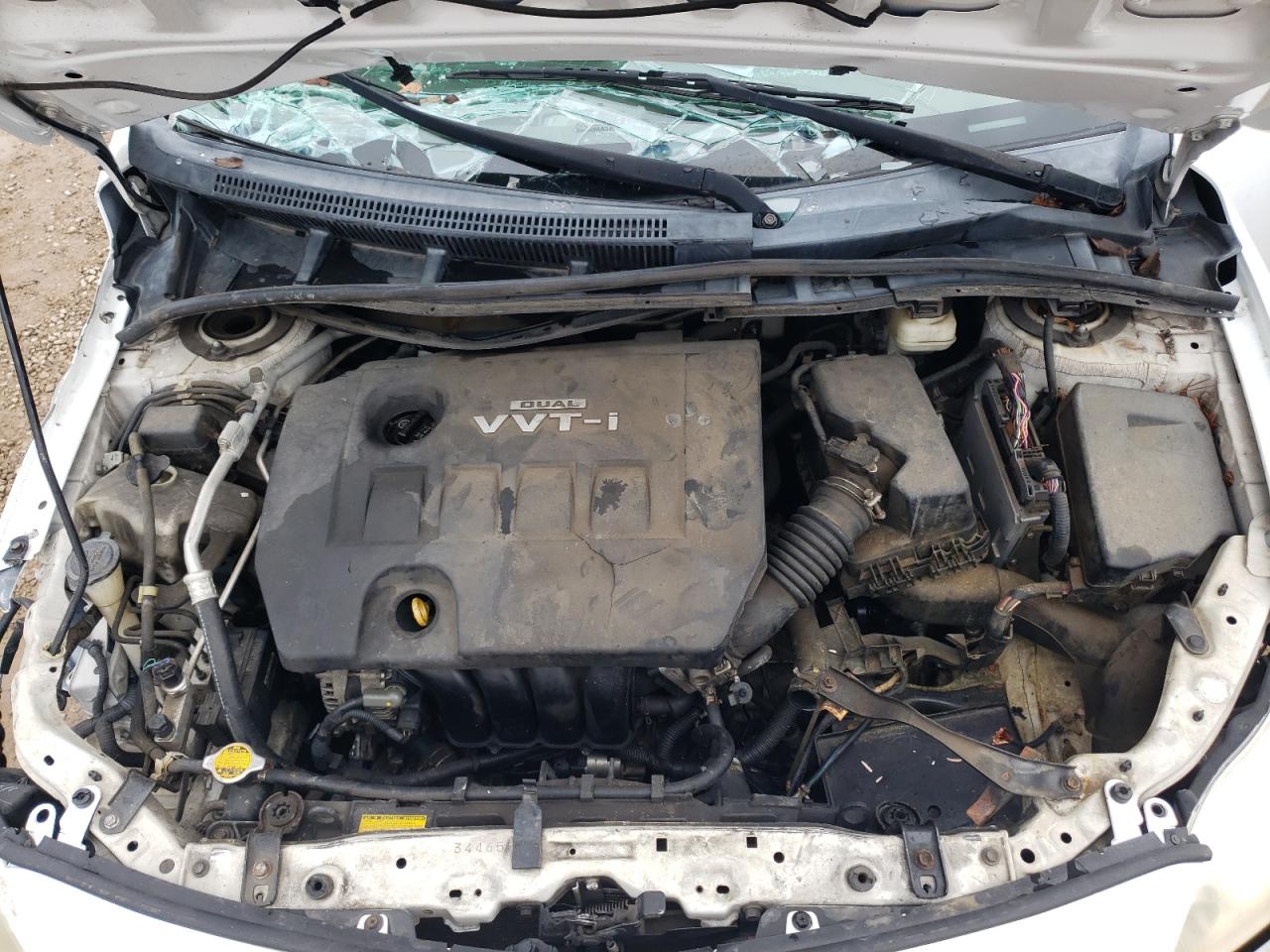 2010 Toyota Corolla VIN 1NXBU4EE9AZ195935 Copart auction photo, all over damage thumbnail 11
