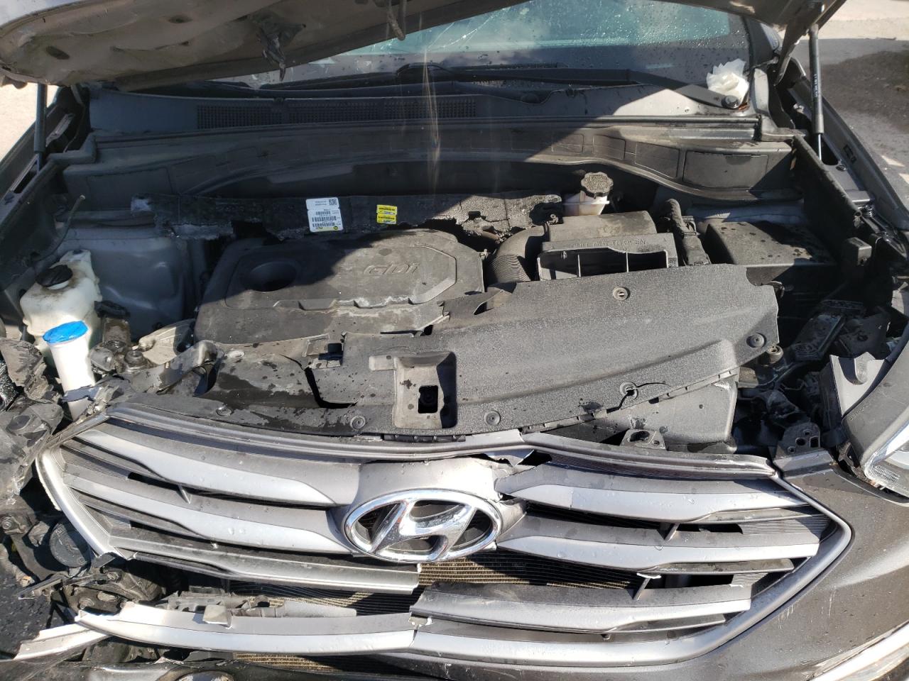 2017 Hyundai Santa Fe VIN 5NMZU3LB1HH031344 Copart auction photo, front end damage thumbnail 13