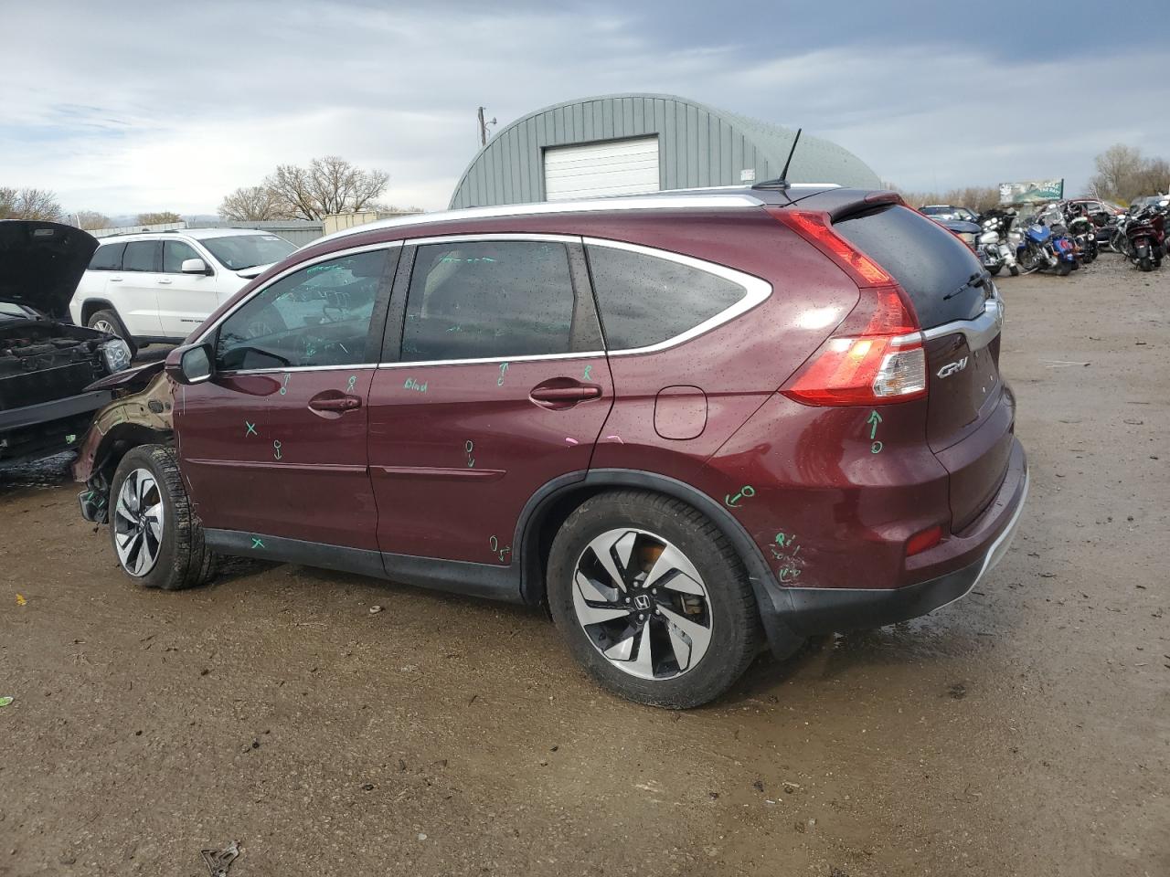 2016 Honda CR-V VIN 5J6RM4H95GL083837 Copart auction photo, front end / minor dent/scratches damage thumbnail 2