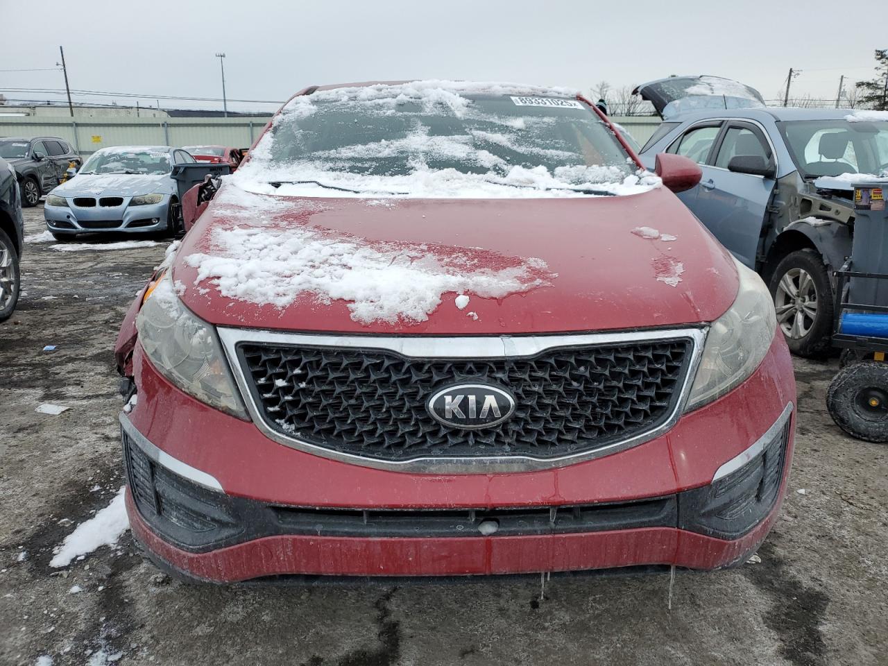 2015 KIA Sportage VIN KNDPBCAC5F7676561 Copart auction photo, side / front end damage thumbnail 5