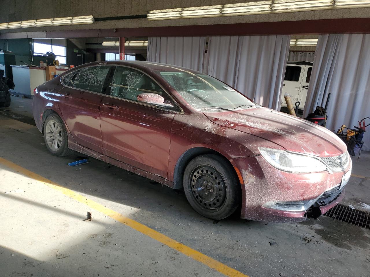 2015 Chrysler 200 VIN 1C3CCCAB2FN622153 Copart auction photo, front end / mechanical damage thumbnail 4