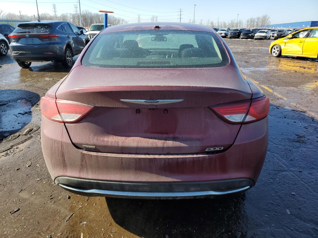 2015 Chrysler 200 VIN 1C3CCCAB6FN745860 Copart auction photo, front end damage thumbnail 6