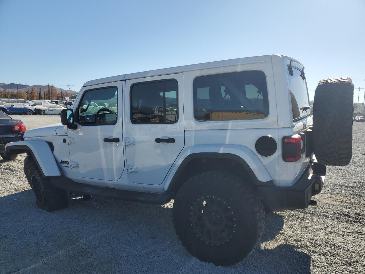 2021 Jeep Wrangler VIN 1C4HJXENXMW744916 Copart auction photo, undercarriage / front end damage thumbnail 2