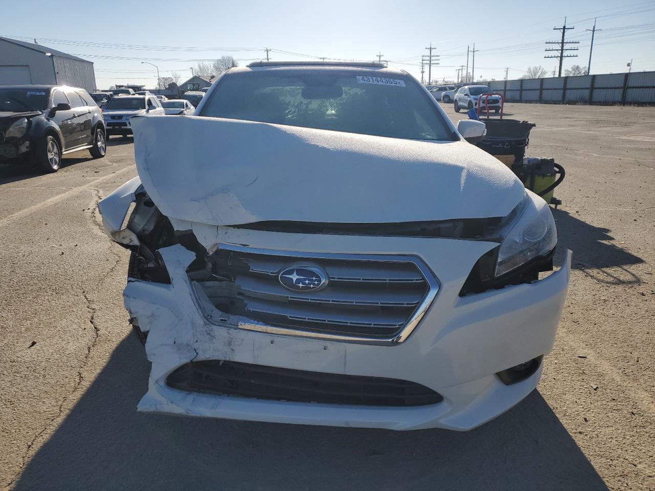 2015 Subaru Legacy VIN 4S3BNAN60F3020298 Copart auction photo, front end / undercarriage damage thumbnail 5