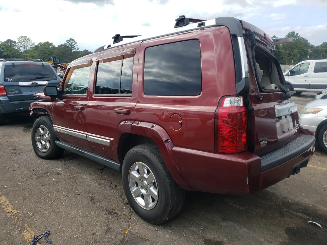 2007 Jeep Commander VIN 1J8HH68297C691504 Copart auction photo, rollover damage thumbnail 2