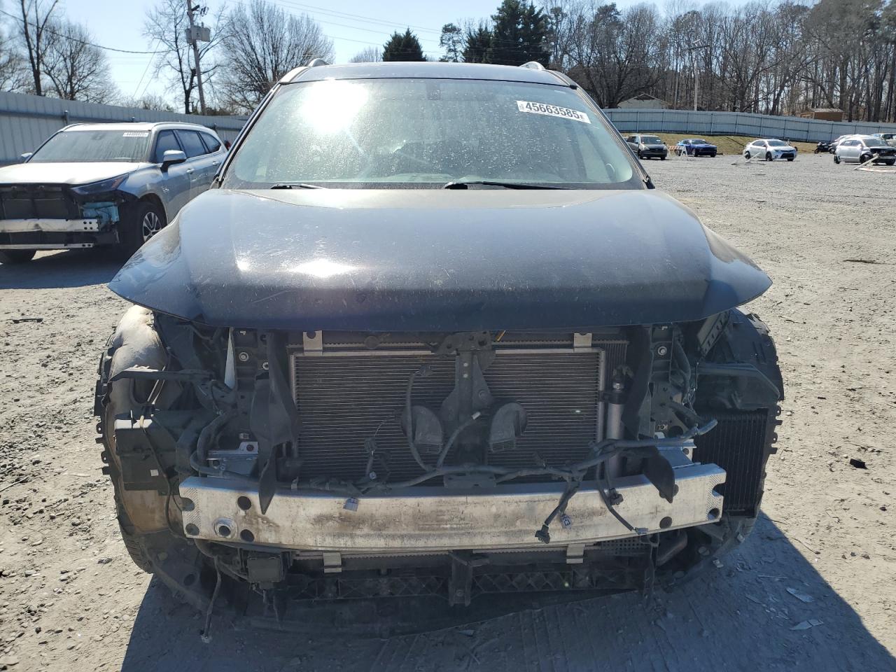 2018 Nissan Pathfinder VIN 5N1DR2MM3JC604282 Copart auction photo, front end / side damage thumbnail 5