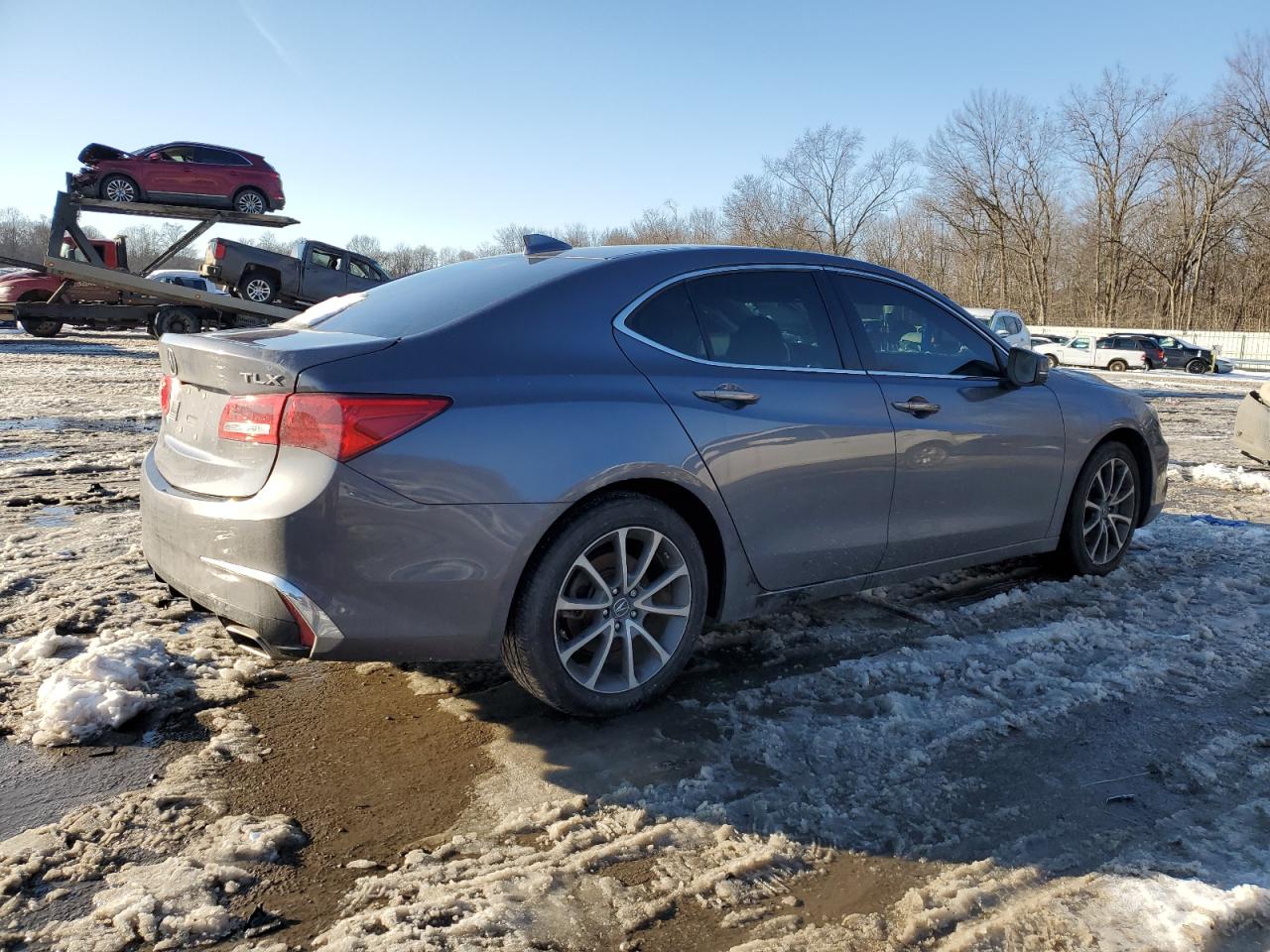 2018 Acura TLX VIN 19UUB2F34JA007099 Copart auction photo, all over damage thumbnail 3