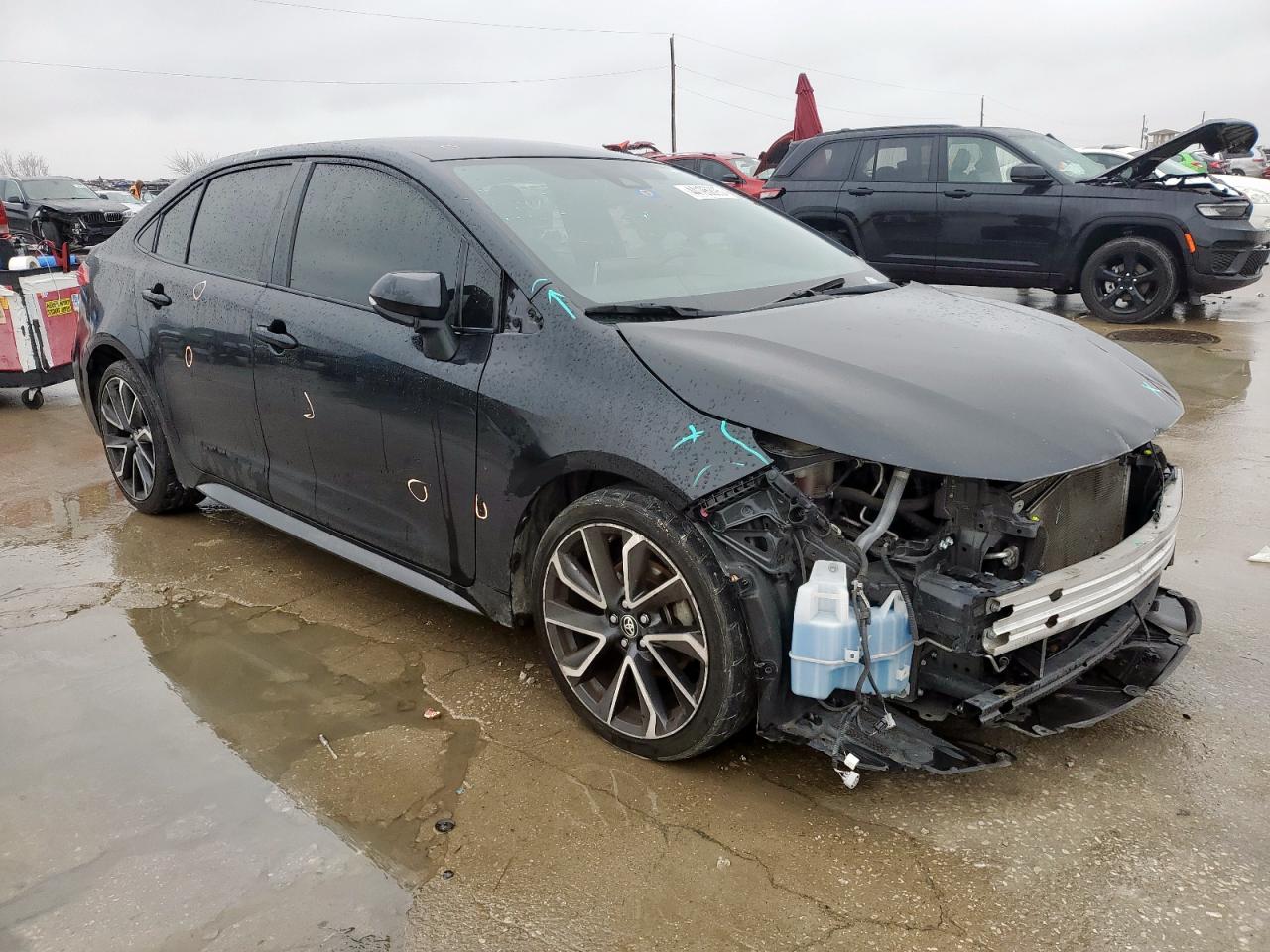 2020 Toyota Corolla VIN JTDS4RCE2LJ001741 Copart auction photo, front end damage thumbnail 4