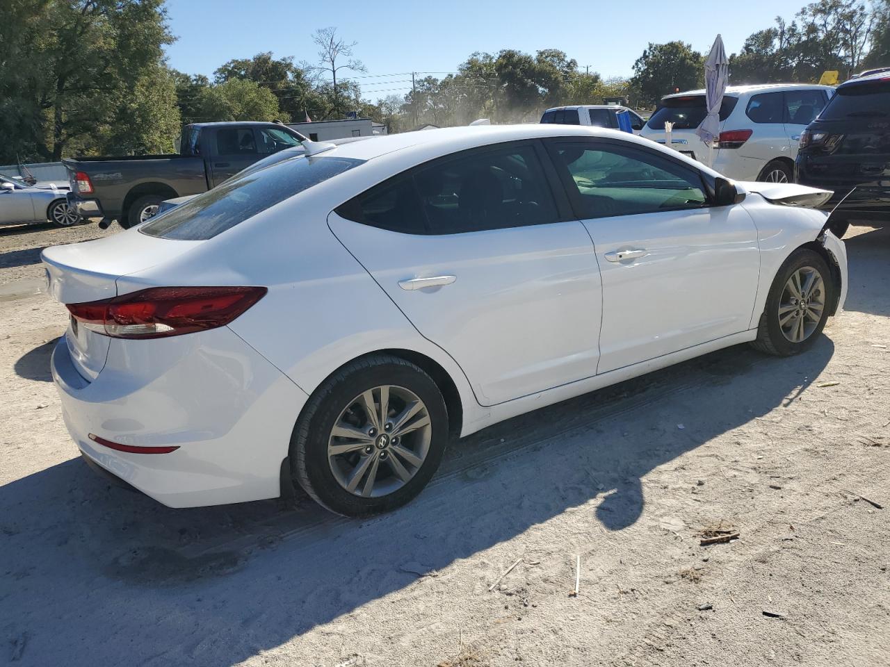 2018 Hyundai Elantra VIN 5NPD84LF6JH378748 Copart auction photo, front end / minor dent/scratches damage thumbnail 3