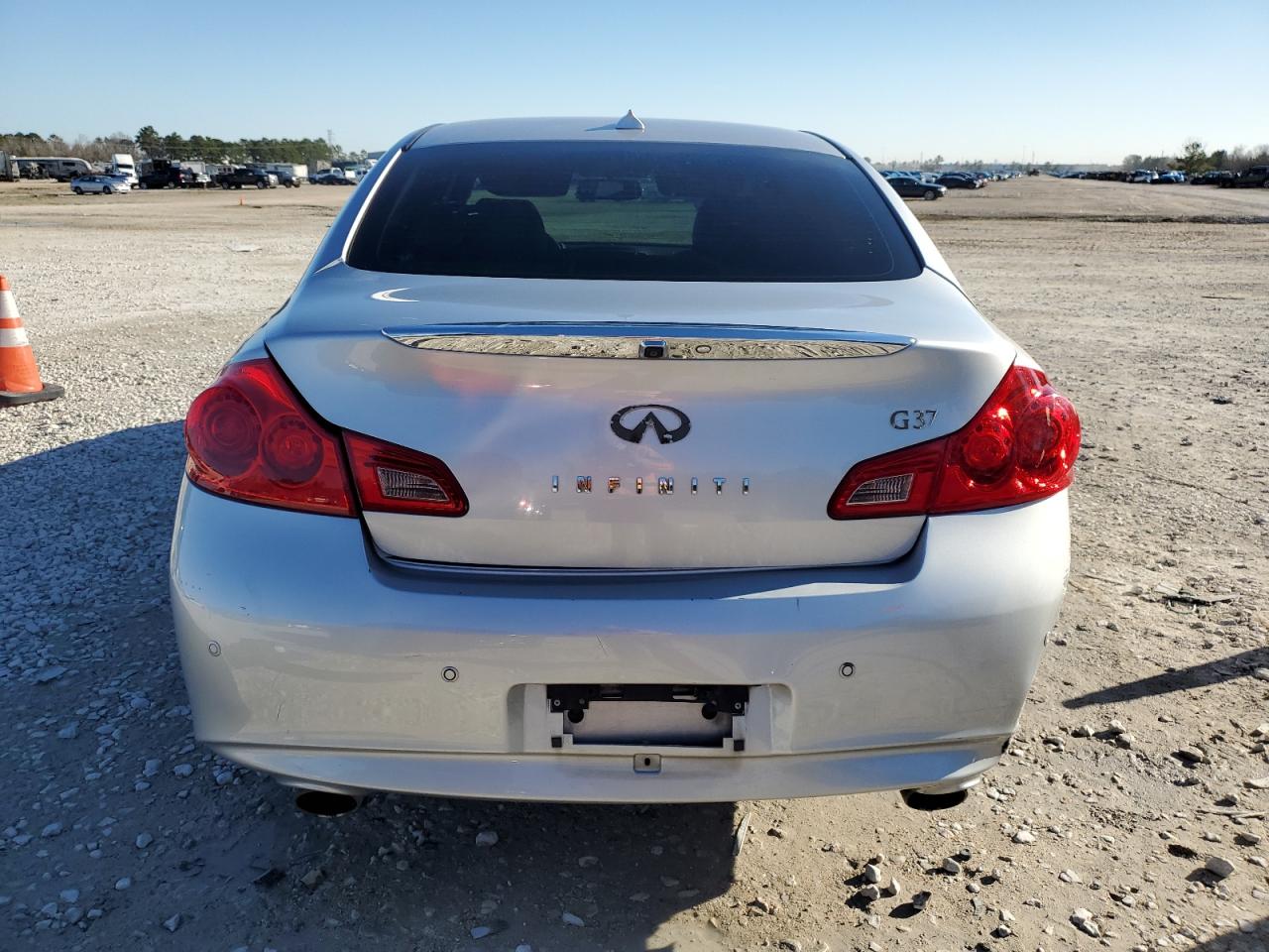 2013 Infiniti G VIN JN1CV6APXDM713910 Copart auction photo, rear end / side damage thumbnail 6