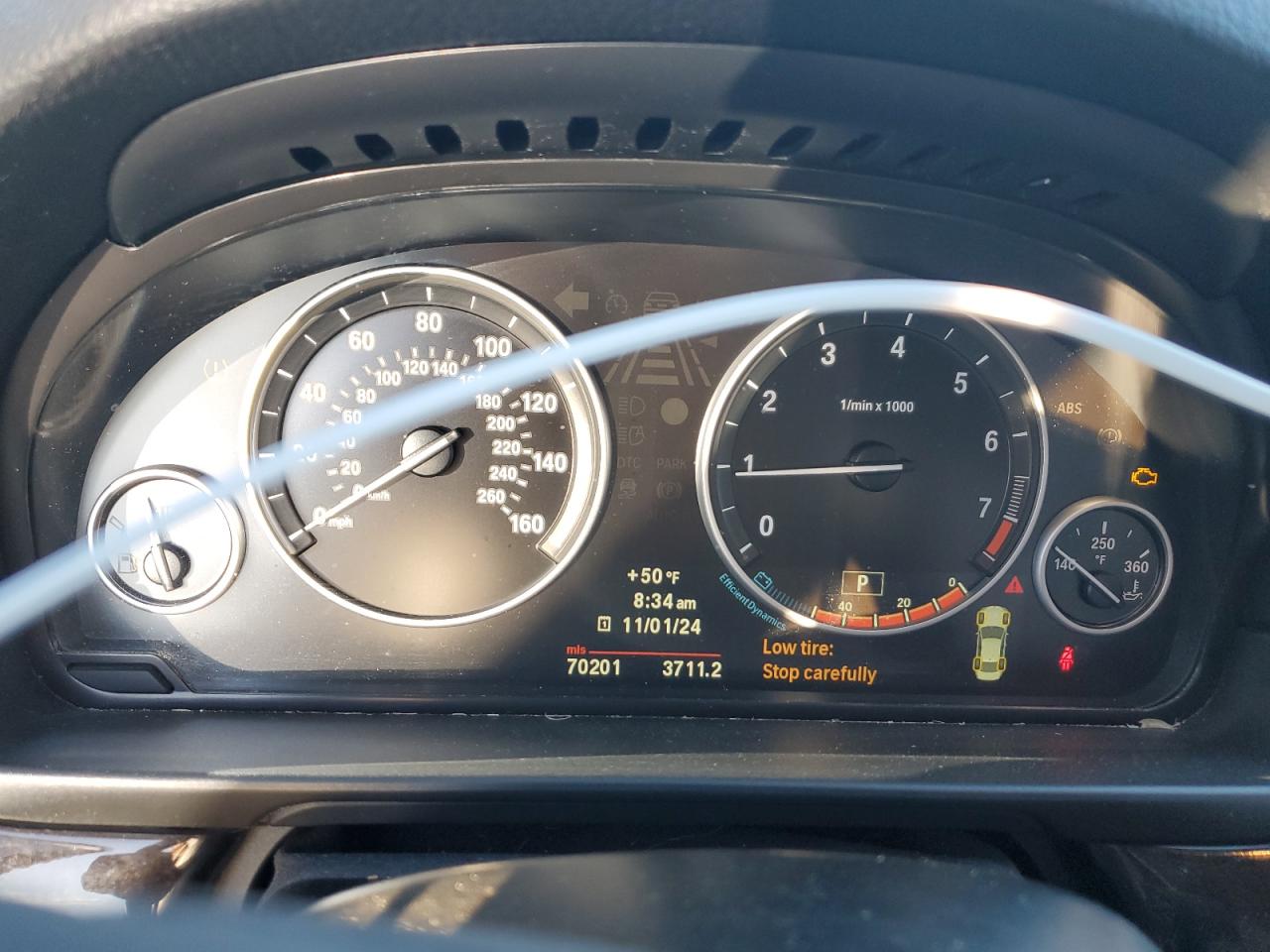 2013 BMW 5er VIN WBAFU7C51DDU71021 Copart auction photo, rear end damage thumbnail 9