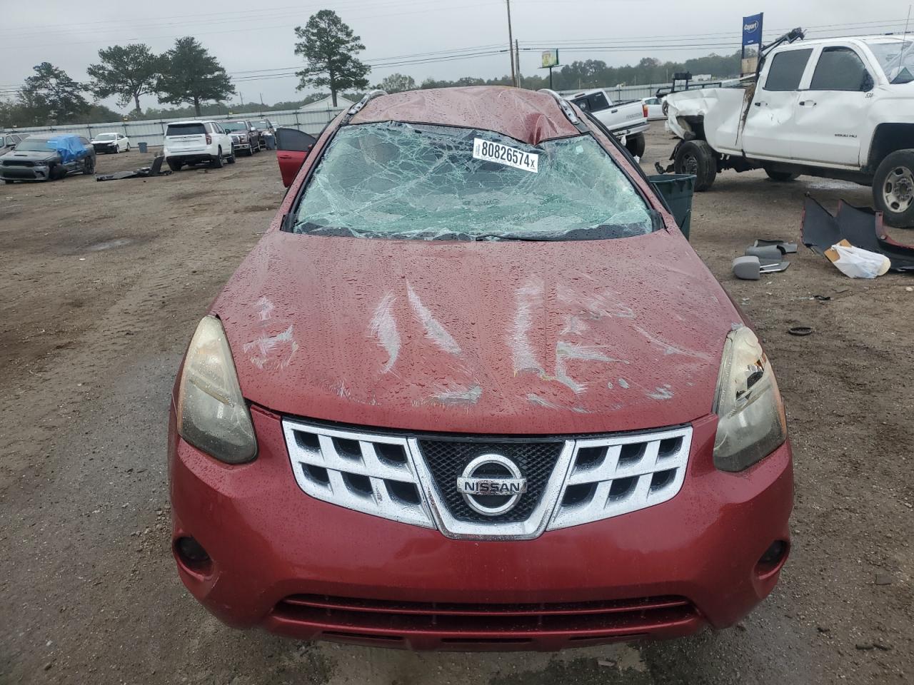 2014 Nissan Rogue VIN JN8AS5MT9EW623951 Copart auction photo, rollover damage thumbnail 5