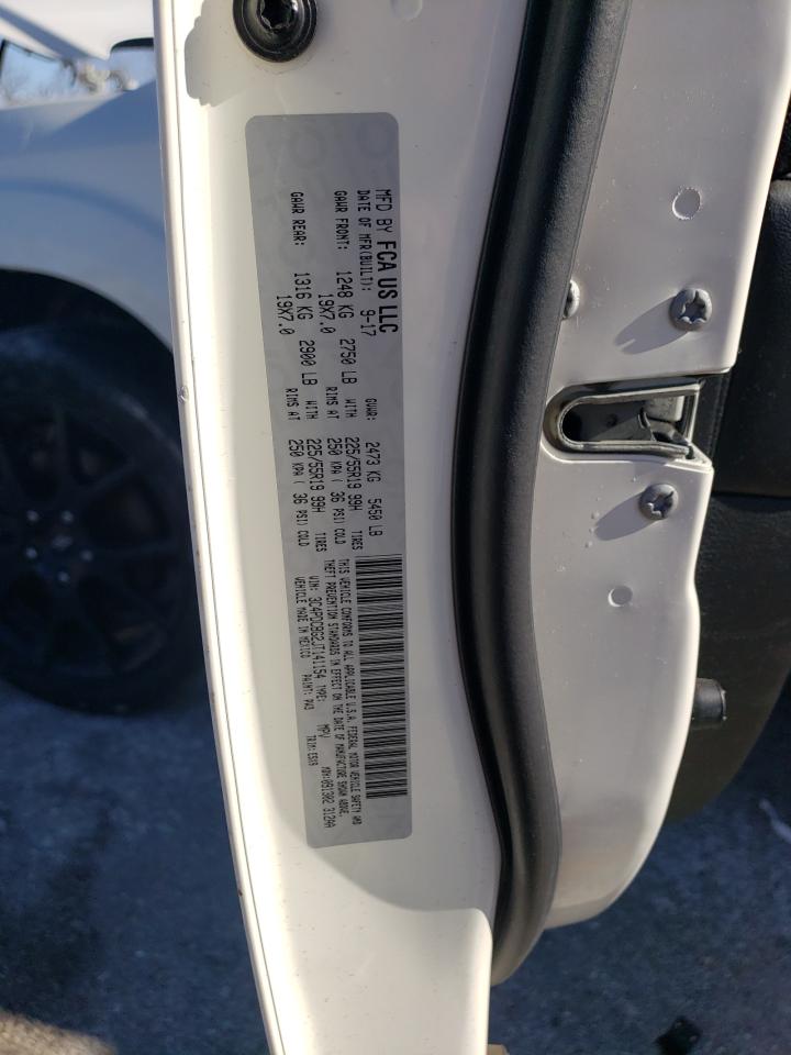2018 Dodge Journey VIN 3C4PDCBG2JT141154 Copart auction photo, front end / hail damage thumbnail 16