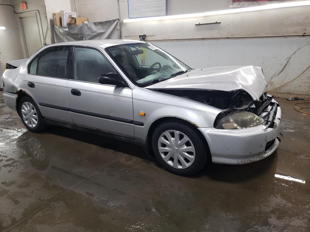1996 Honda Civic VIN 2HGEJ6672TH544494 Copart auction photo, front end / rear end damage thumbnail 4