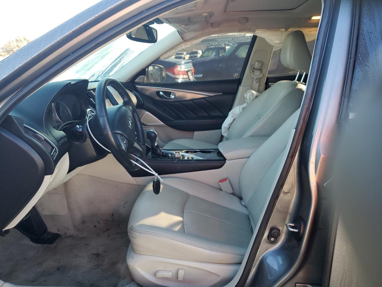 2017 Infiniti Q50 VIN JN1EV7AP4HM738306 Copart auction photo, side damage thumbnail 7