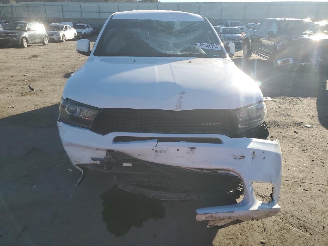 2020 Dodge Durango VIN 1C4RDJDG3LC228831 Copart auction photo, all over damage thumbnail 5