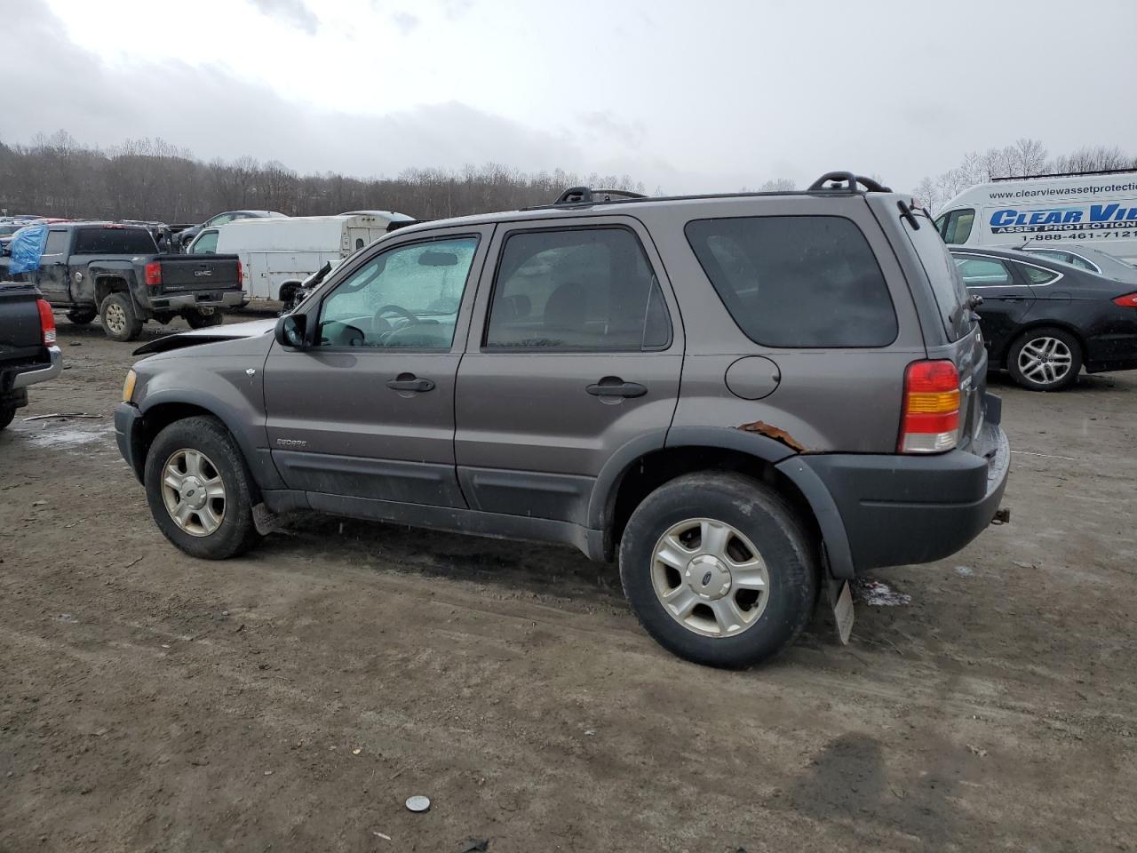 2002 Ford Escape VIN 1FMYU04152KD66372 Copart auction photo, front end / undercarriage damage thumbnail 2