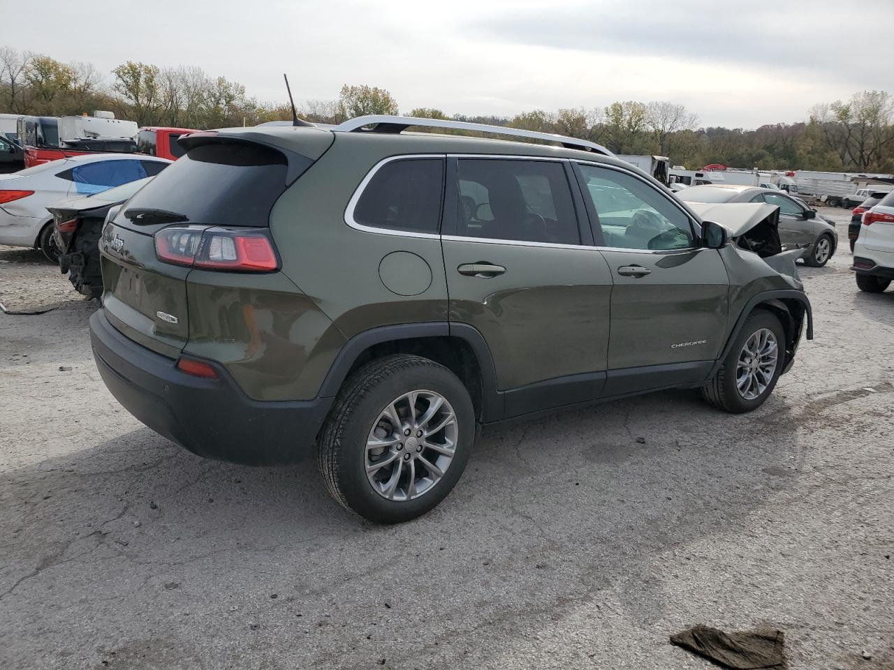 2020 Jeep Grand Cherokee VIN 1C4PJLLB7LD531073 Copart auction photo, front end / minor dent/scratches damage thumbnail 3