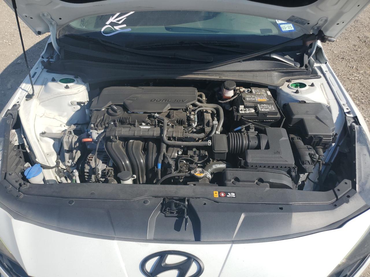 2021 Hyundai Elantra VIN 5NPLM4AG7MH020646 Copart auction photo, hail damage thumbnail 11