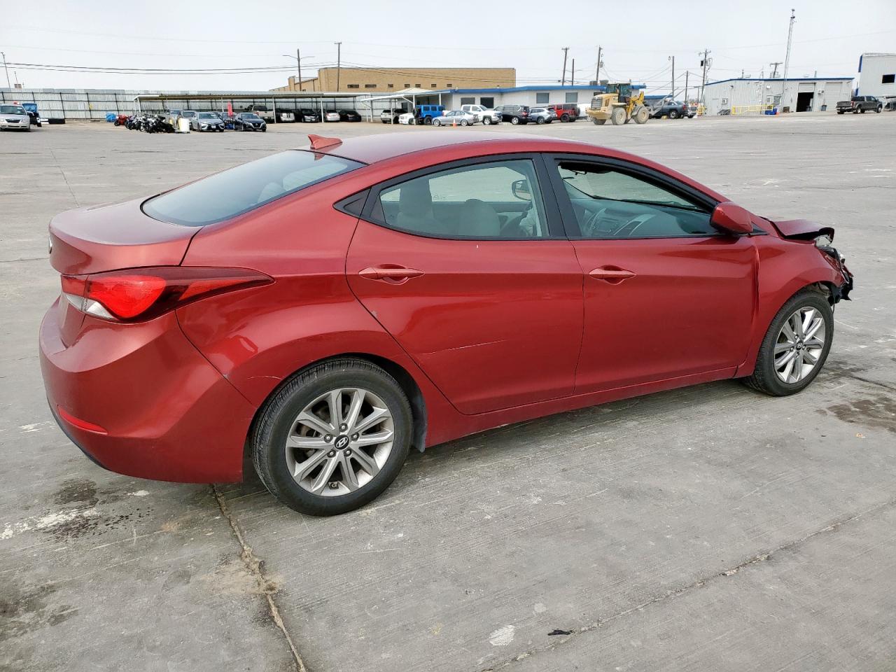 2016 Hyundai Elantra VIN 5NPDH4AE5GH756190 Copart auction photo, front end damage thumbnail 3