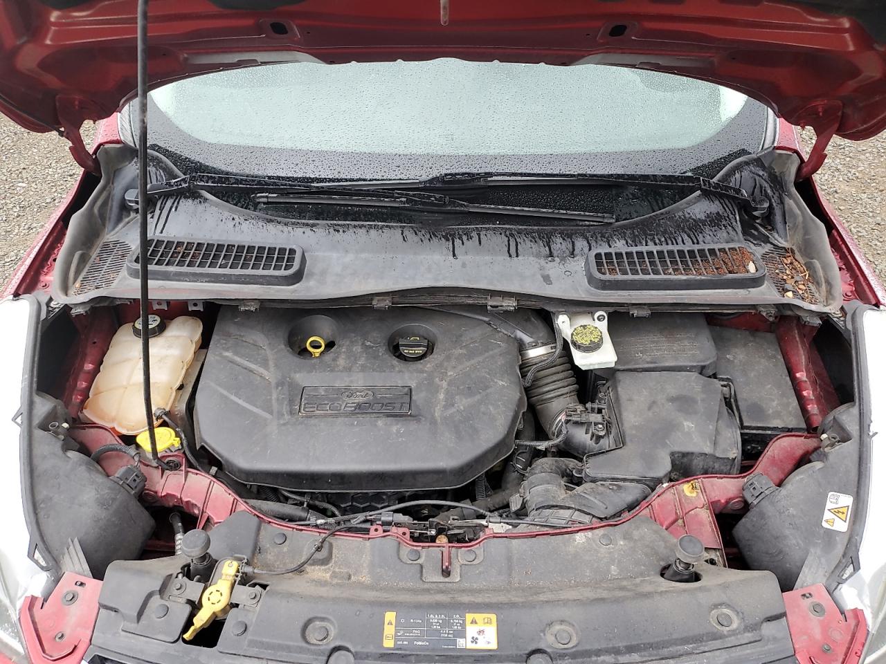 2013 Ford Escape VIN 1FMCU9J92DUD69343 Copart auction photo, rear end / front end damage thumbnail 12