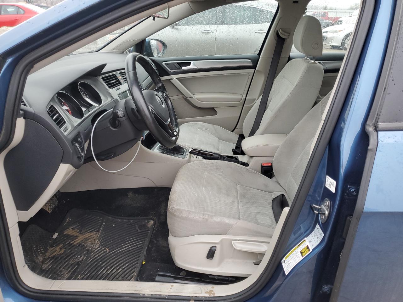 2016 Volkswagen Golf VIN 3VW217AU2GM011179 Copart auction photo, rear end damage thumbnail 7