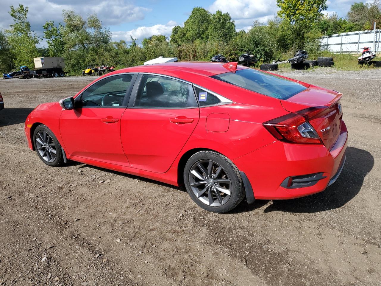 2019 Honda Civic VIN 2HGFC1F3XKH650575 Copart auction photo, water/flood / front end damage thumbnail 2