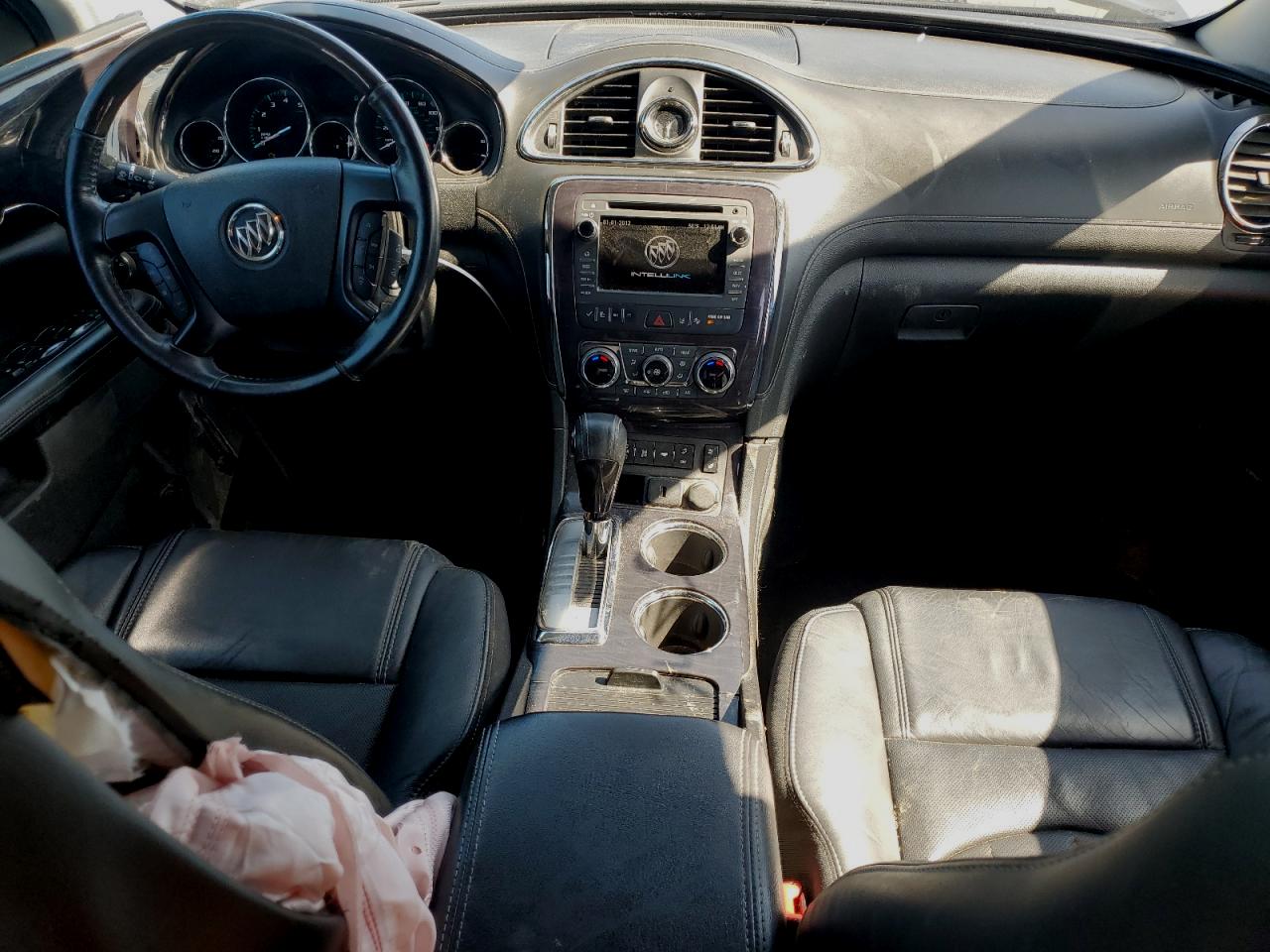 2016 Buick Enclave VIN 5GAKRCKDXGJ347812 Copart auction photo, side / front end damage thumbnail 8